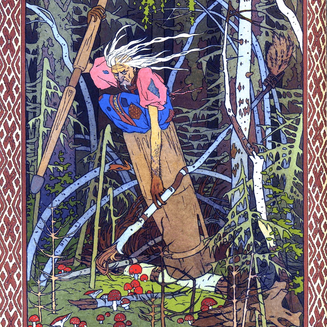 Baba Yaga by Ivan Bilibin