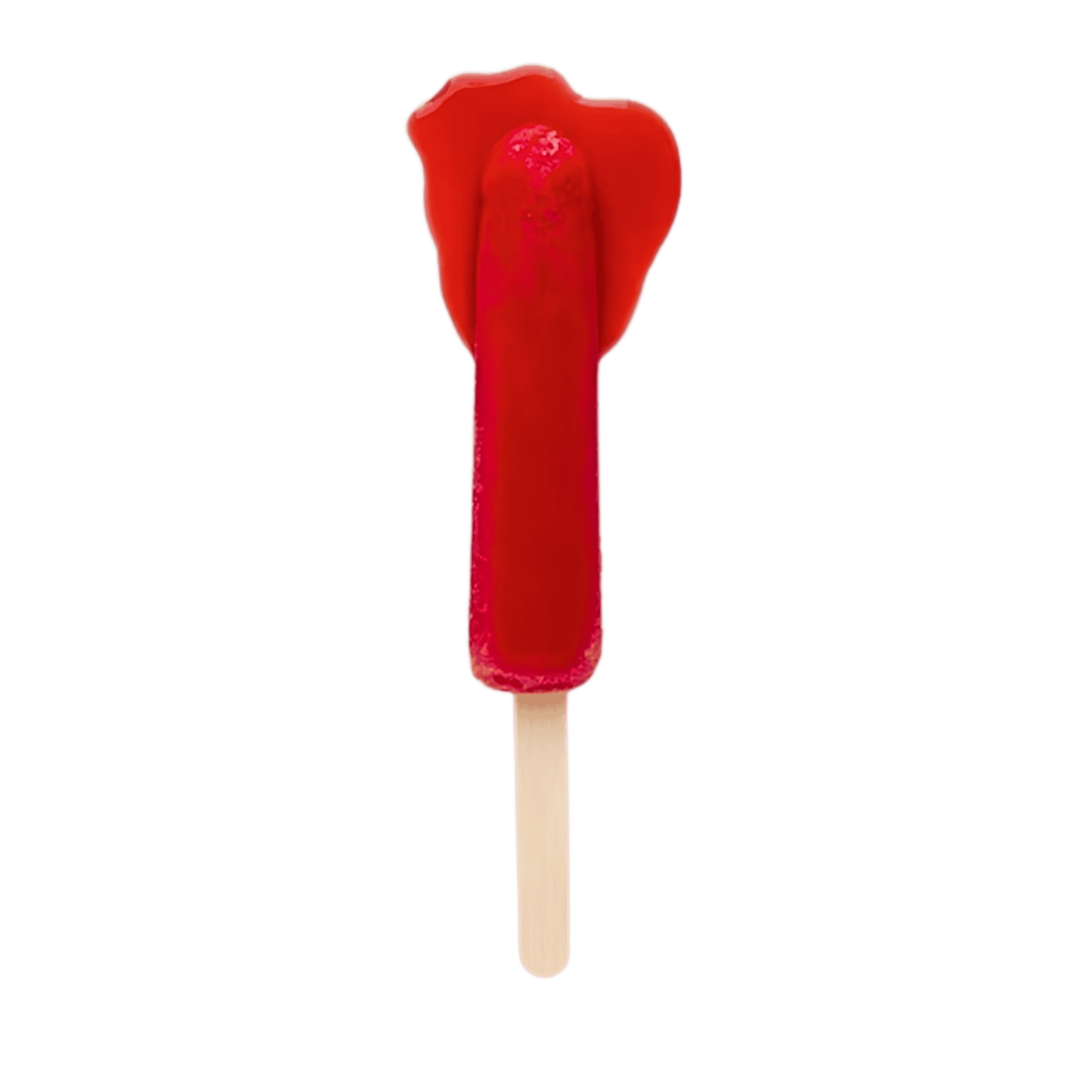 blood red popsicle